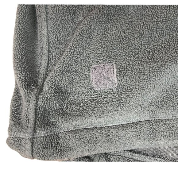 DEWBU Men's Polar Fleece Hoodie Jacket With Patches & Full Zip - Picture 5 of 10